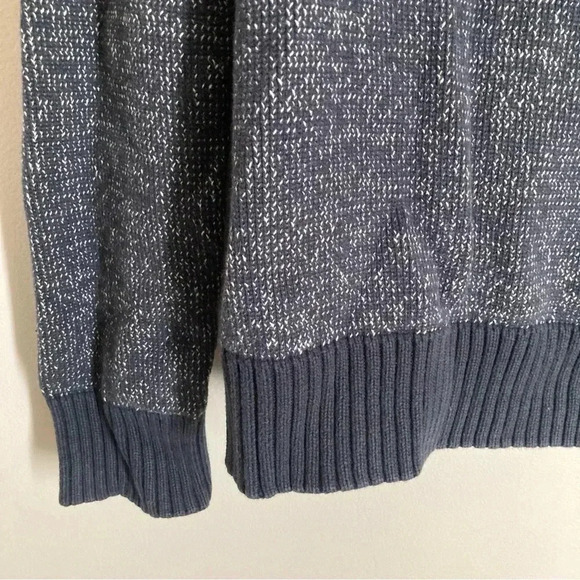 L.O.G.G. By H&M Navy Men’s Knit Cotton Hoodie - Picture 4 of 9